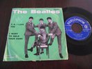 RARE SP THE BEATLES  45 RPM ITALY PS I LOVE YOU QMSP 16351 BLUE LABEL 1963