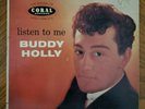 BUDDY HOLLY 45 EP LISTEN TO ME CORAL 81169 US W COVER ROCKABILLY