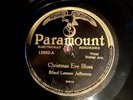 BLUES BLIND LEMON JEFFERSON Paramount 12692 Xmas Eve (Beautiful prime copy) E