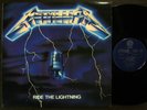 METALLICA - Ride the Lightning / 1990 Korea 1st Vinyl. EX w/Insert