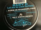 Baby D - Let Me Be Your Fantasy 12” Vinyl Ray Keith & Acen in Wonderland Remix