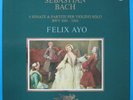 Philips Bach 6 Sonate Partite Per Violino Solo Felix Ayo BOX 2LP NM