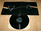 PINK FLOYD DARK SIDE OF THE MOON 1977 UK REISSUE VINYL LP + STICKER & POSTERS