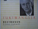 LP Beethoven, Wilhelm Furtwängler IX. Sinfonie D-Moll Op. 125 - 4. Satz Mit Sch