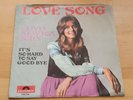 OLIVIA NEWTON-JOHN - LOVE SONG / IT'S SO HARD TO SAY GOODBYE - POLYDOR GERMANY