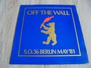 New Order - Off The Wall S.O.36 Berlin May '81 FRANCE LP NEW ORDER 1st