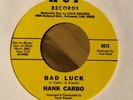Soul funk 45 HANK CARBO bad luck HCP NM