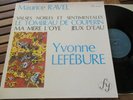 RARE YVONNE LEFEBURE RAVEL FY STEREO 018 FRANCE