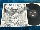 RARE RATTUS MACHINE RAT MASSACRE 1ST PRESS EX+ XEROX FINLAND PUNK HARDCORE KBD