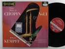 WILHELM KEMPFF Piano Music Of Chopin Vol. 1 LONDON CS-6040 LP VG++ blueback