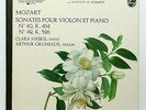 ARTHUR GRUMIAUX, HASKIL - MOZART violin & piano PHILIPS LP NM