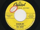 '56 Classic Rockabilly GENE VINCENT Bluejean Bop/Who Slapped John M- DJ HEAR