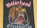 RARE VINTAGE ORIGINAL MOTORHEAD ORGASMATRON PATCH lemmy,motörhead,lp,7