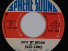 ELMO JAMES: Dust My Broom US Sphere Sound R&B Blues Promo 45 HEAR