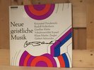 Signed by KRZYSZTOF PENDERECKI Neue geistliche Musik CANTATE LP MINT Signiert