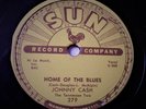 JOHNNY CASH  Home Of The Blues / Give My Love To Rose  SUN 1957 Country 78 EX
