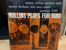 SONNY ROLLINS plays for bird PRESTIGE NJ second pressing kenny dorham
