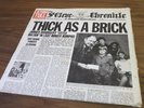 Jethro Tull, Thick as a Brick, Vinyl LP, UK 1972 press, newspaper sleeve VG+/EX+