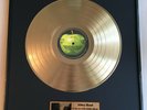 The Beatles - Abbey Road GOLD VINYL RECORD IN FRAME