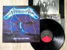 METALLICA Ride The Lightning LP Vinyl US 1984 Elektra 60396-1 Excellent