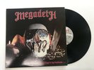 MEGADETH-KILLING IS MY BUSINESS-3rd LIGHT GRAY CAMO LABEL-VINYL 9.0, SLEEVE 8.5