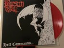Burstin Out - Hell Commands... LP, Rotes Vinyl mit Patch