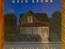 GREG BROWN / IN THE DARK WITH YOU   '85 Red House Album Lyric Insert   NEAR MINT