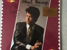 Paul Young No parlez Purple vinyl re-issue LP SIGNED Mint