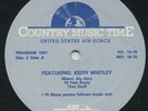 Rare Country Radio Show LP - Keith Whitley - Interview & Music - Program 1031