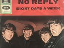THE BEATLES NO REPLY EIGHT DAYS A WEEK 7” ODEON 1964 GERMAN PRESS VG+ PRO CLEAN