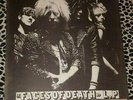 BLACK UNIFORMS FACES OF DEATH ORIGINAL POSTER 1989 ANTI CIMEX PUNK KBD RARE