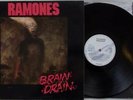 RAMONES Brain Drain LP Vinyl 1989 Punk Chrysalis * RARE