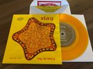 Stay - Rainy Day Mushroom Pillow. 2008 Fruits De Mer. Yellow Vinyl + Extras
