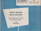 Teddy Wilson & Billie Holiday Columbia 10