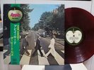 THE BEATLES / ABBEY ROAD, RARE RED WAX JAPAN ORIG. 1st PRESS 1969 LP w/OBI EX+