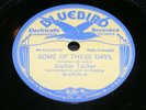 Scarce & Desirable BUFF BLUEBIRD 78 rpm SOPHIE TUCKER Some Of These Days RISQUE