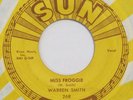WARREN SMITH Miss Froggie / So Long Gone SUN 45 rockabilly 1957 orig. VG++ HEAR