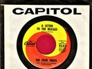 FOUR PREPS A LETTER TO THE BEATLES WITH TITLE STRIP 45 RPM RECORD