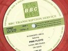 PINK FLOYD - BBC Transcription  LP Red Marble Color VINYL Show  #280 1969 Studio