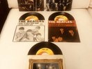 COLLECTION OF 3 Rare BEATLES 45s and 5 PICTURE SLEEVES G/VG All Original