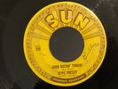 ELVIS PRESLEY SUN 210 Good Rockin' Tonight / I Don't Care... PUSH MARKS