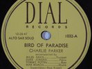 Jazz 78 CHARLIE PARKER Bird Of Paradise DIAL 1032 miles davis HEAR