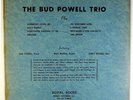 THE BUD POWELL TRIO-1952 DG MONO HEAVY VINYL TEN INCH ROYAL ROOST LP