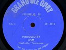 ROY ACUFF LEROY VAN DYKE STONEWALL JACKSON GRAND OLE OPRY RARE RADIO SHOW RECORD