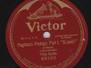 Titta Ruffo – 78 rpm Victor 88392/88393: Pagliacci-Prologo (2 discs); E- cond