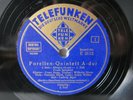 4x 78rpm STROSS QUARTET - SCHUBERT Trout Forellen Quintet - ORIG. TELEFUNKEN