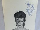 DAVID BOWIE ALADDIN SANE VINYL LP WITH HIS AUTOGRAPH 1973 RS1001 ALSO LYRICS