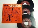 Jazz sax 3-EP set Jam Session Album #2 on Clef Ben Webster Johnny Hodges M-