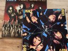 Kiss Vinyl Records LP 45 Smashes Thrashes & Hits And Crazy Nights Vintage