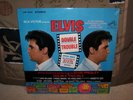 ORIGINAL 1ST ISSUE ELVIS PRESLEY DOUBLE TROUBLE LP SHRINK HYPE PHOTO BEATLES ERA